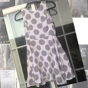 Sweet Wanderer women's dress size S white and geometrical black spheres …
